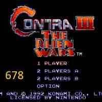 Contra 3 The Alien Wars